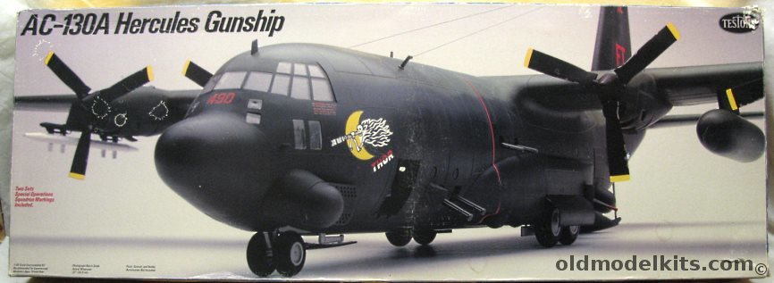 Testors 1/48 Lockheed AC-130A Hercules Gunship, 596 plastic model kit